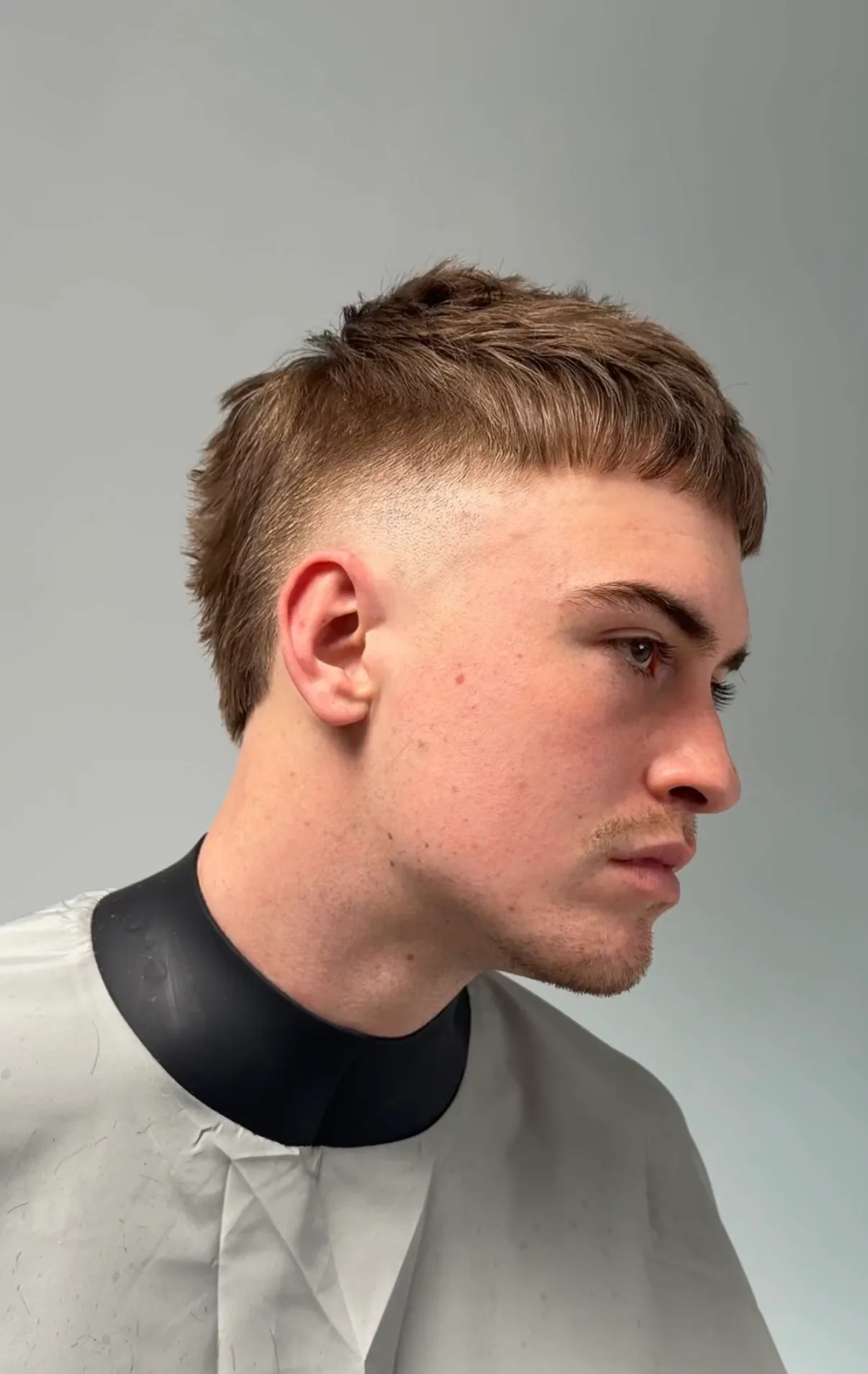 Blonde fade cut